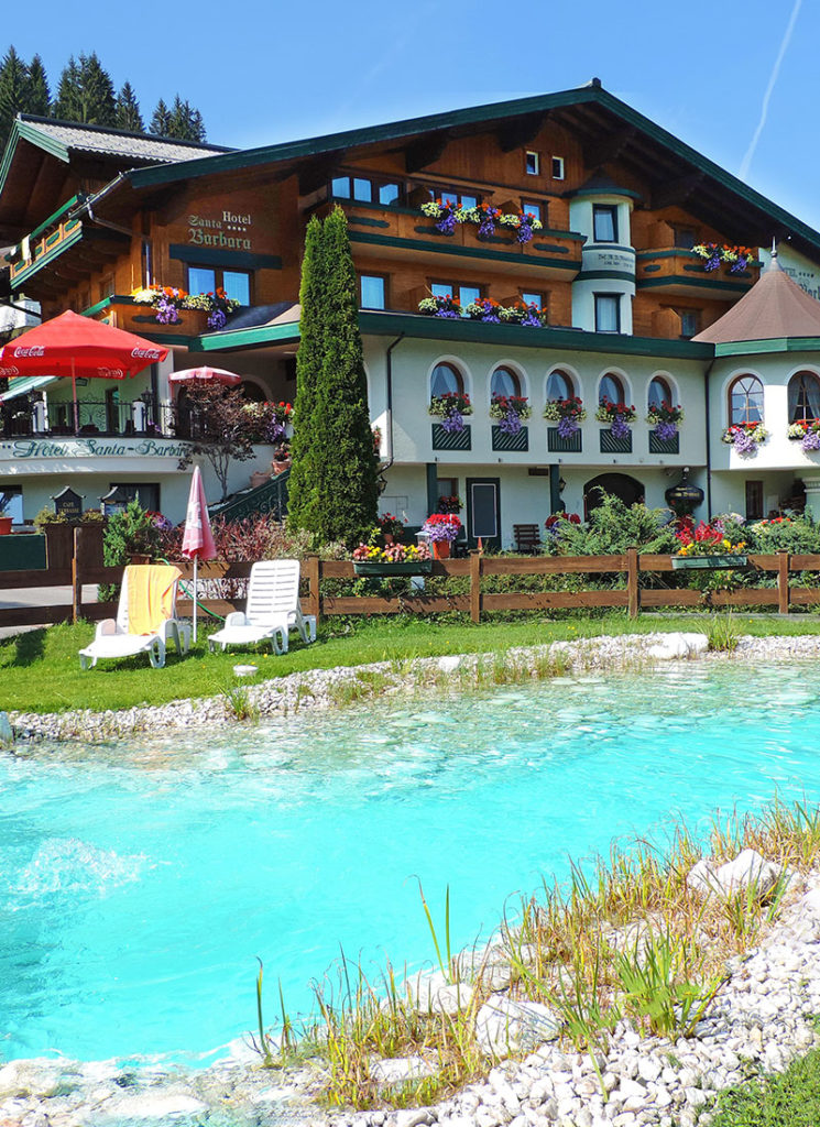 Badeteich - Hotel Santa Barbara in Flachau