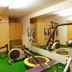 Fitnessraum im Hotel Garni Santa Barbara