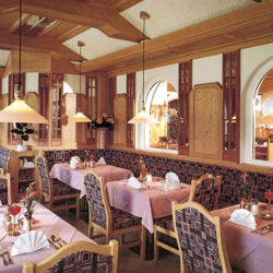 Frühstücksraum im Hotel Garni Santa Barbara, Flachau