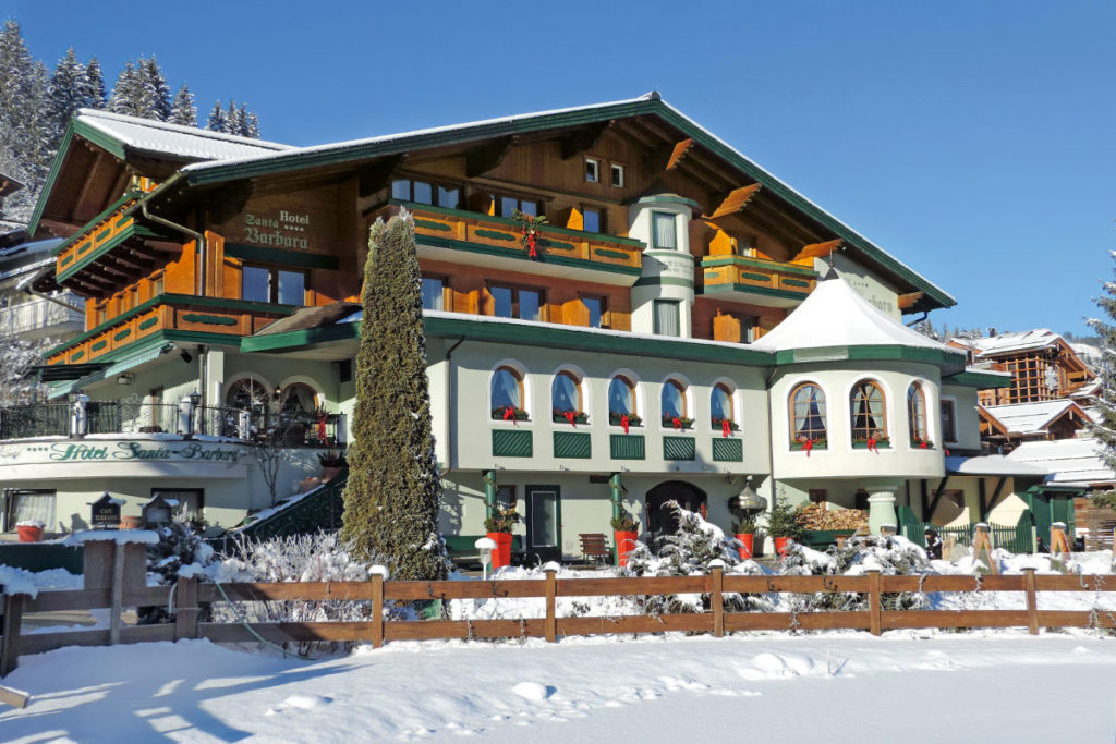 Hotel Garni Santa Barbara in Flachau in Pistennähe