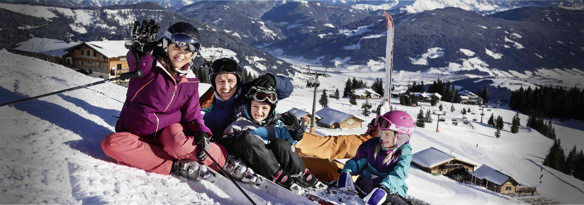 Winterurlaub in Flachau - Hotel Santa Barbara - direkt an der Piste